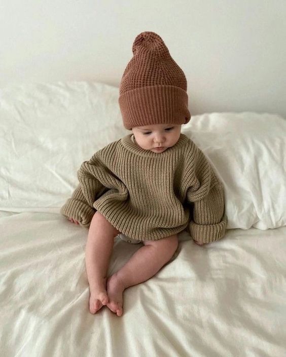 Baby Solid Color Sweater