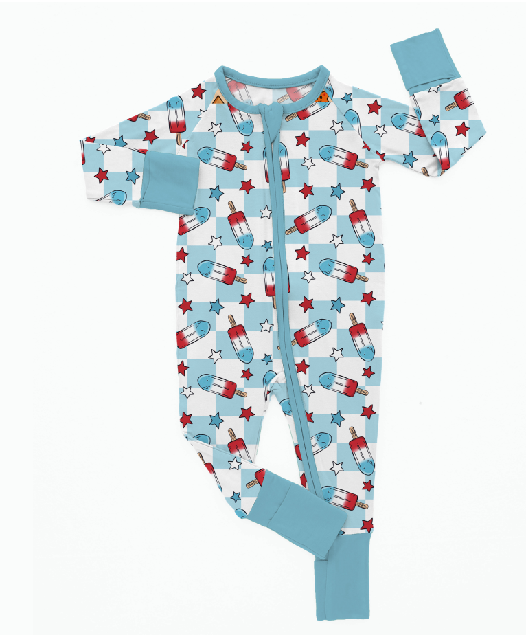Newborn Independence Day Ice Cream Bamboo Sleeper