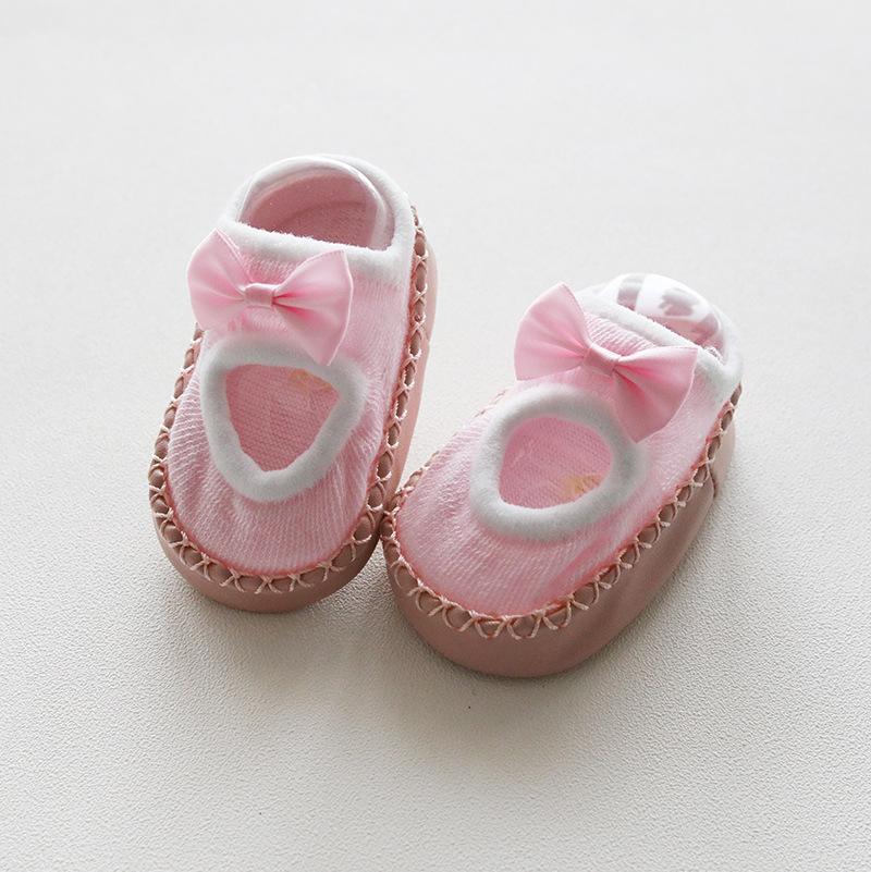 Baby Bow Bottom Floor Shoes.