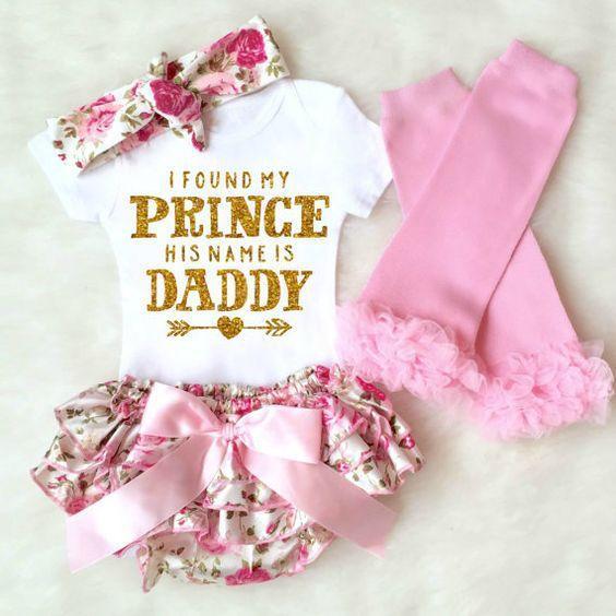 4-piece Baby Stamping Letters Floral Suit-visikids