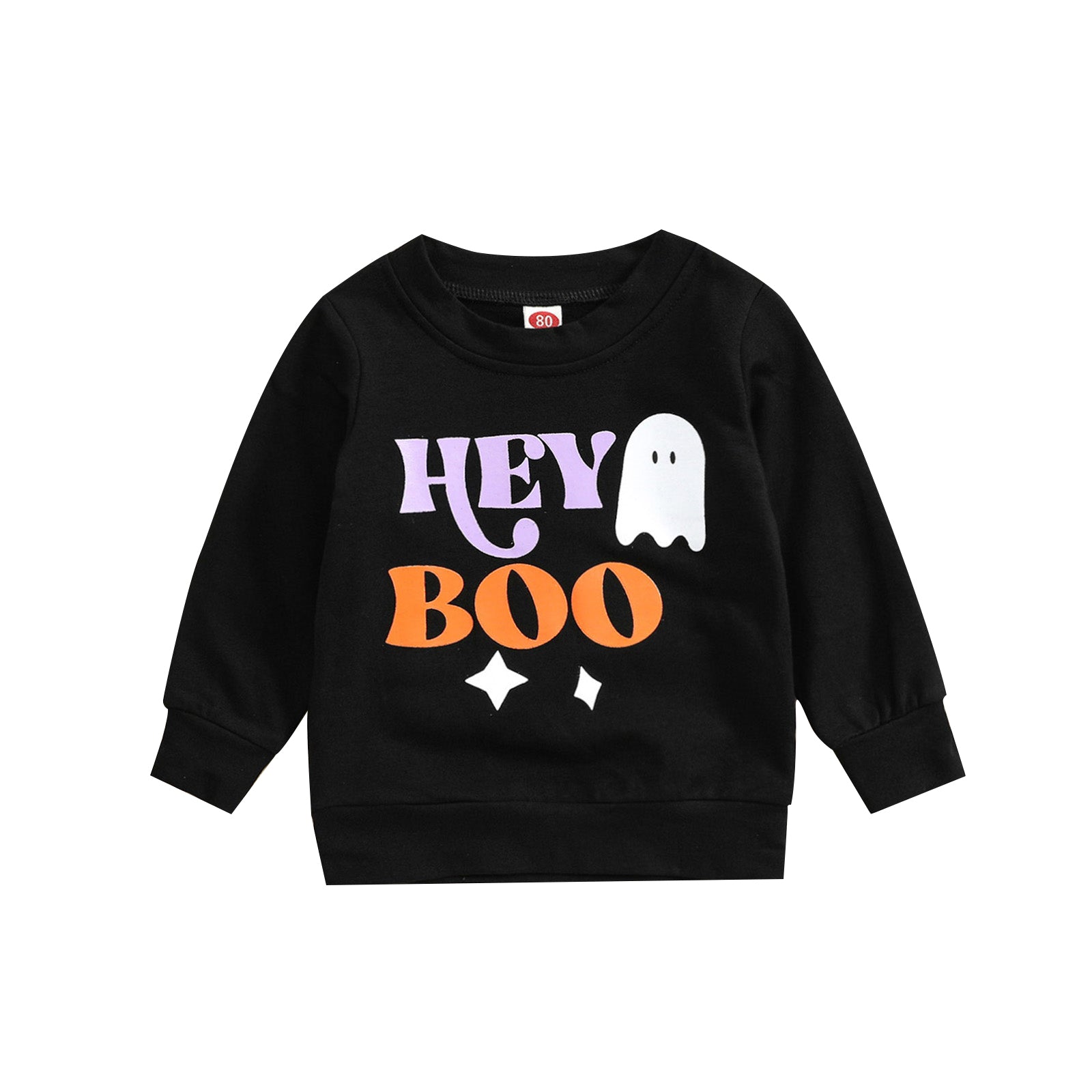HEY BOO Print Top-visikids