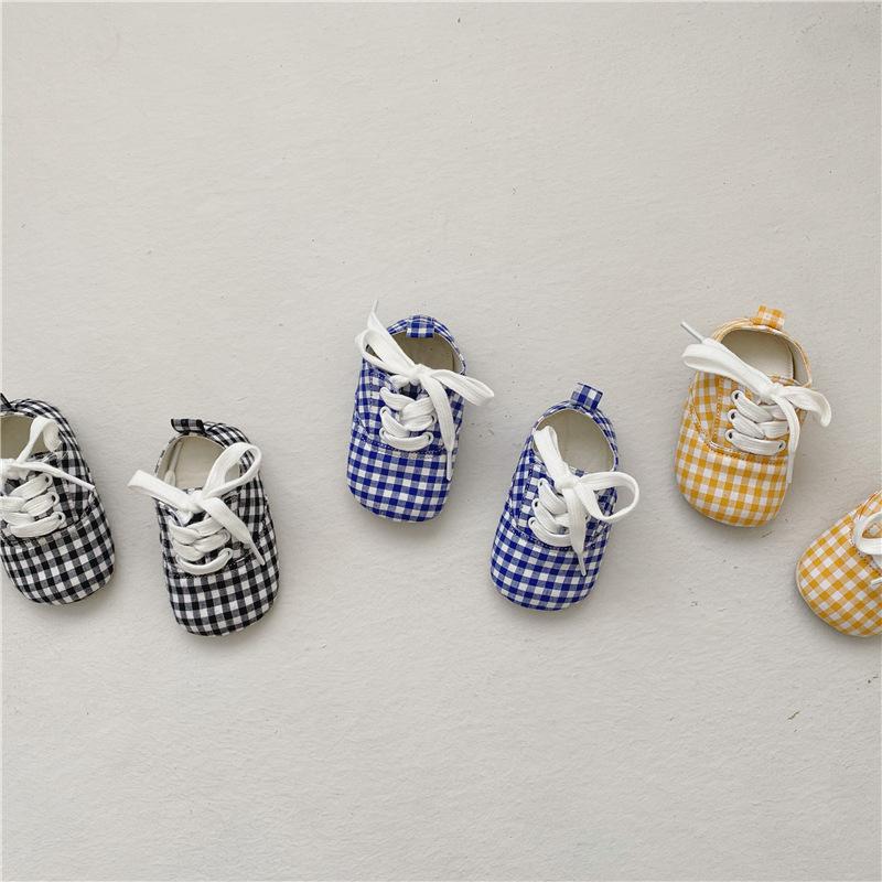 Baby Plaid Shoes.