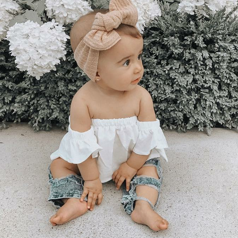 3-piece Baby Cotton Off Shoulder Suit-visikids