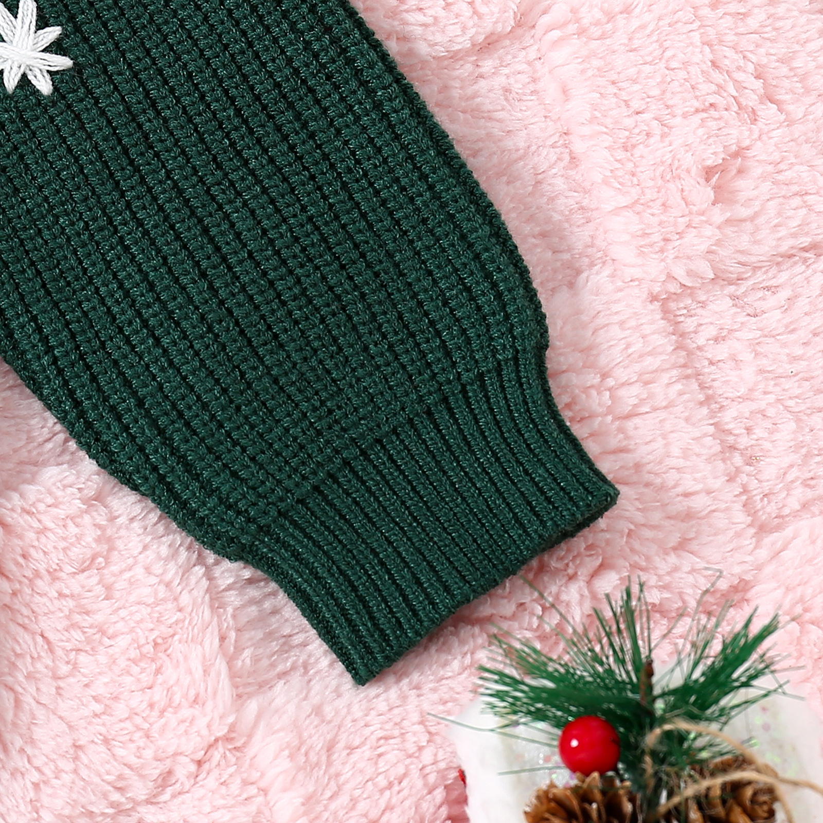 Toddler Christmas Embroidered Sweater