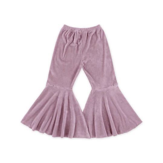 Baby Girl Pure Bell-bottomed Pants-visikids