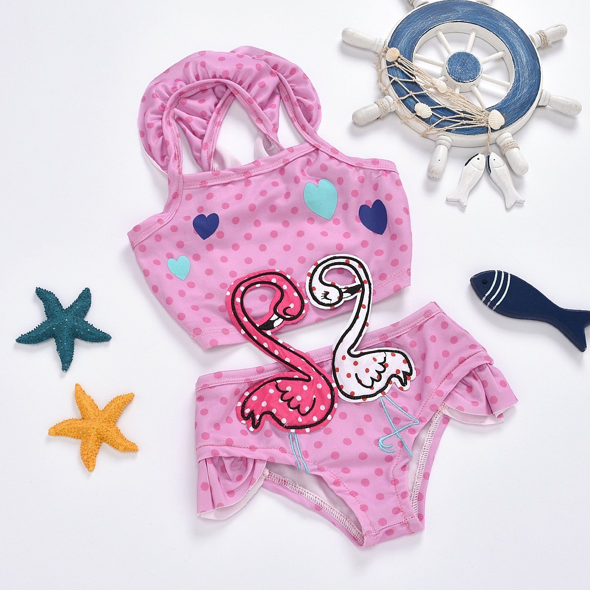 Baby Swan One-piece Swimsuit-visikids