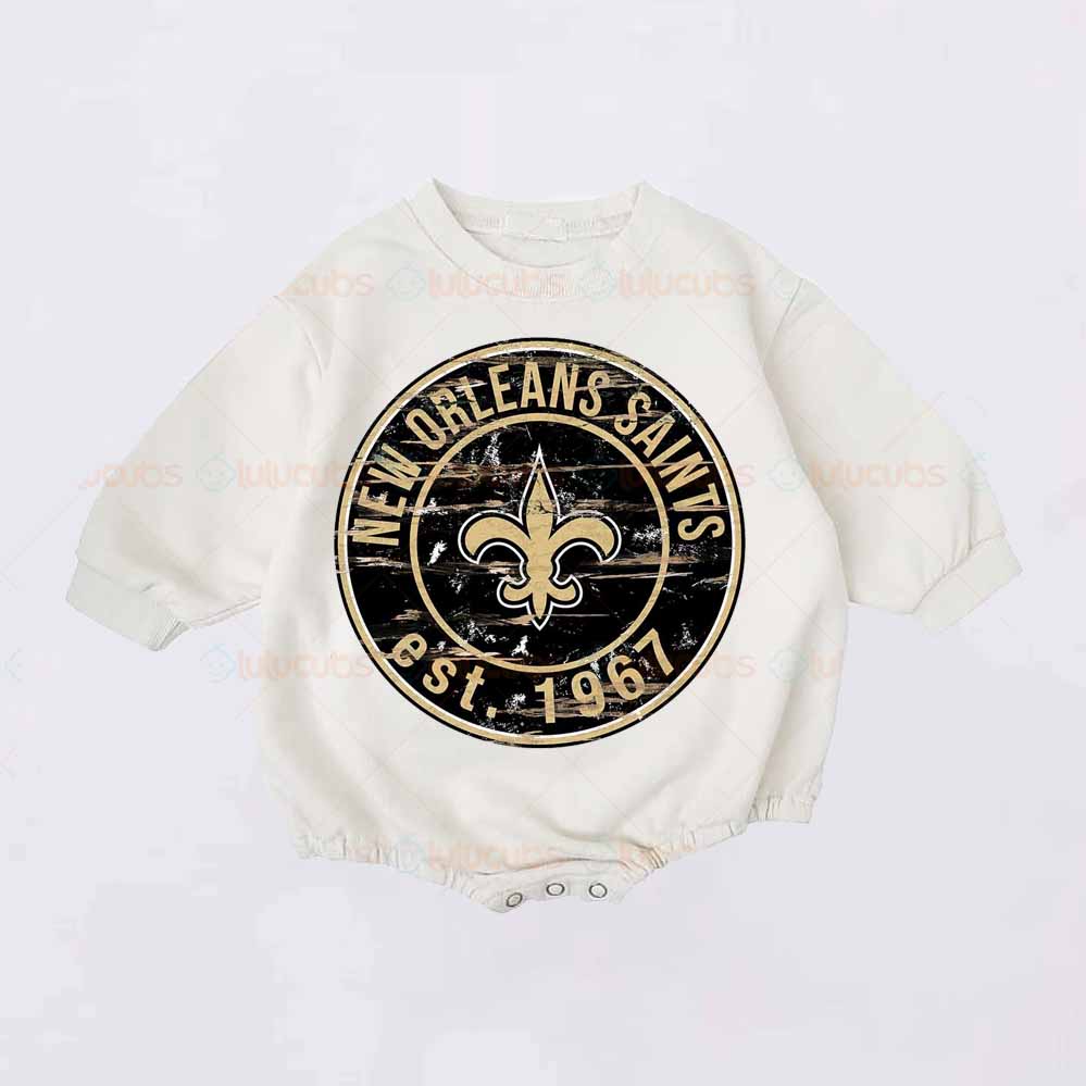 Baby New Orleans Saints  Romper
