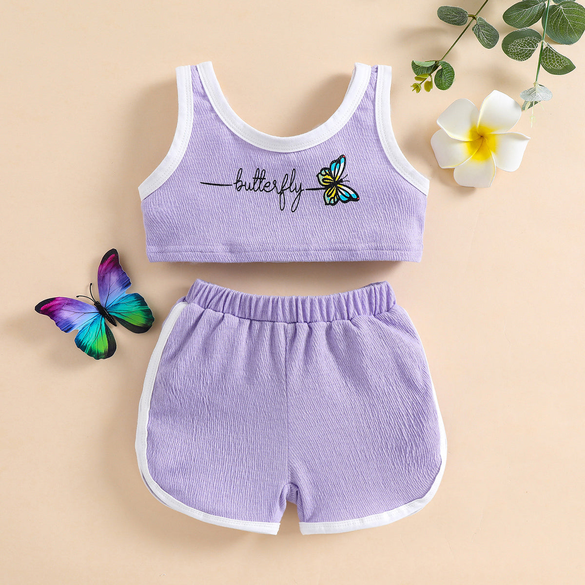 Toddler Girl Print Suits.