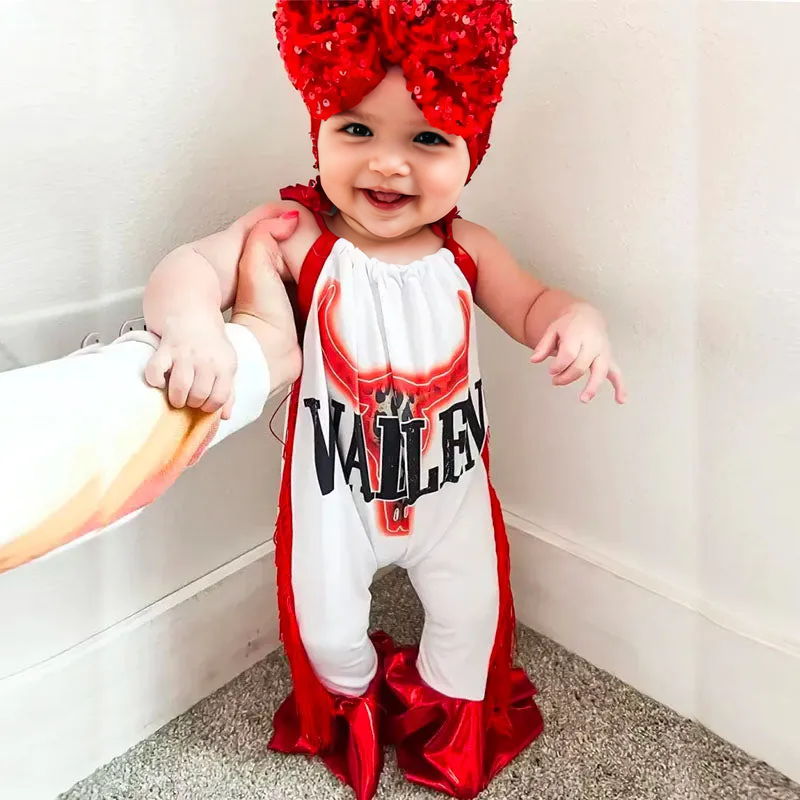 Baby Girl Print Jumpsuit