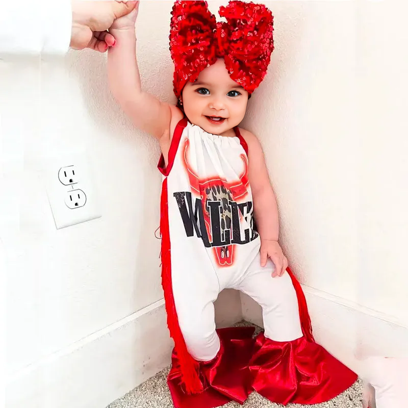 Baby Girl Print Jumpsuit