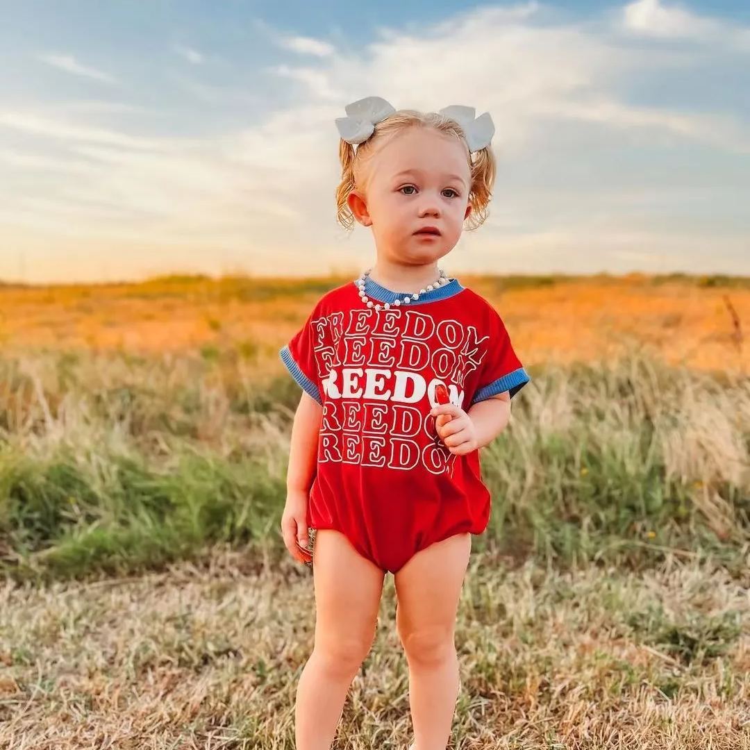 Baby Independence Day Freedom Romper