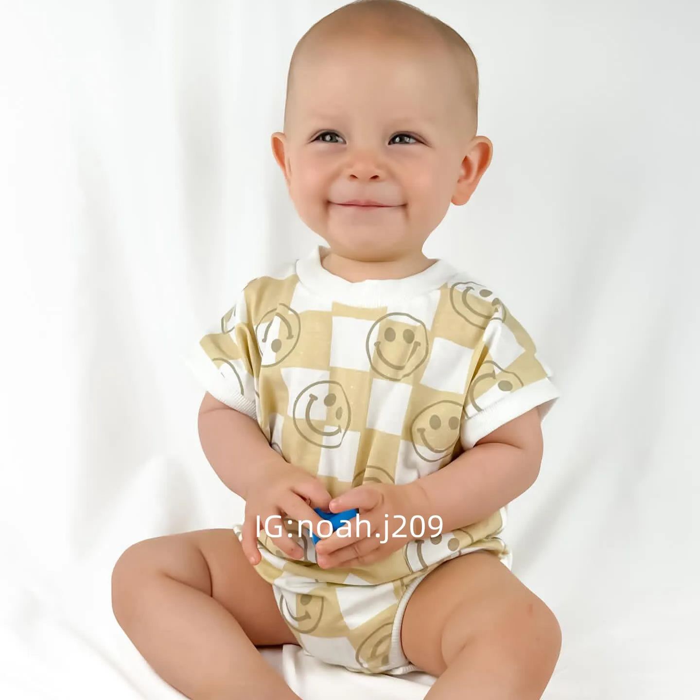 Baby Smiley Bubble Romper