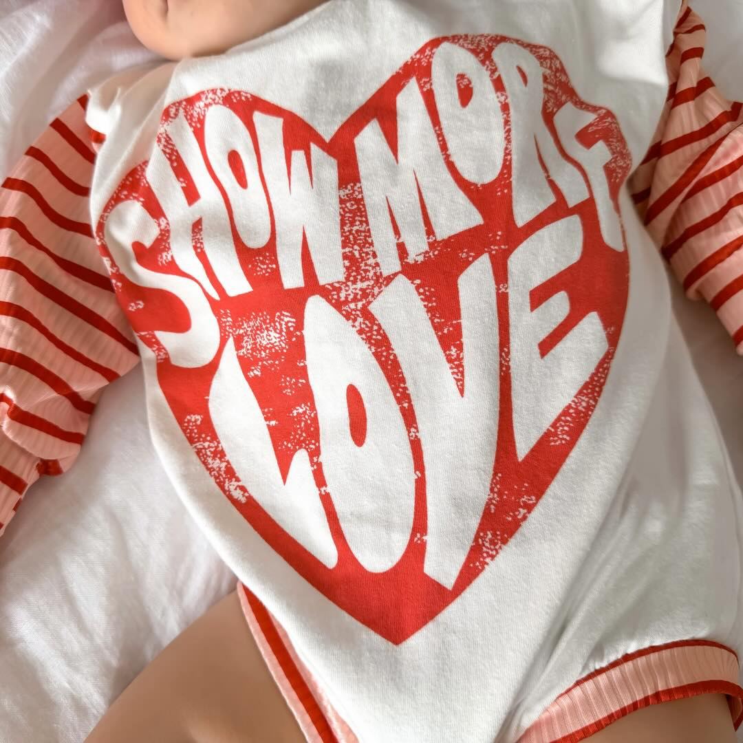 Baby Show More Love Romper