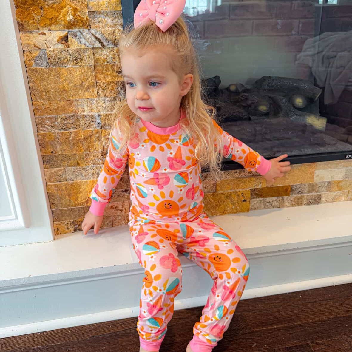 Kid Sun Beach Ball Ice Cream Bamboo Set ( 2-6Y )