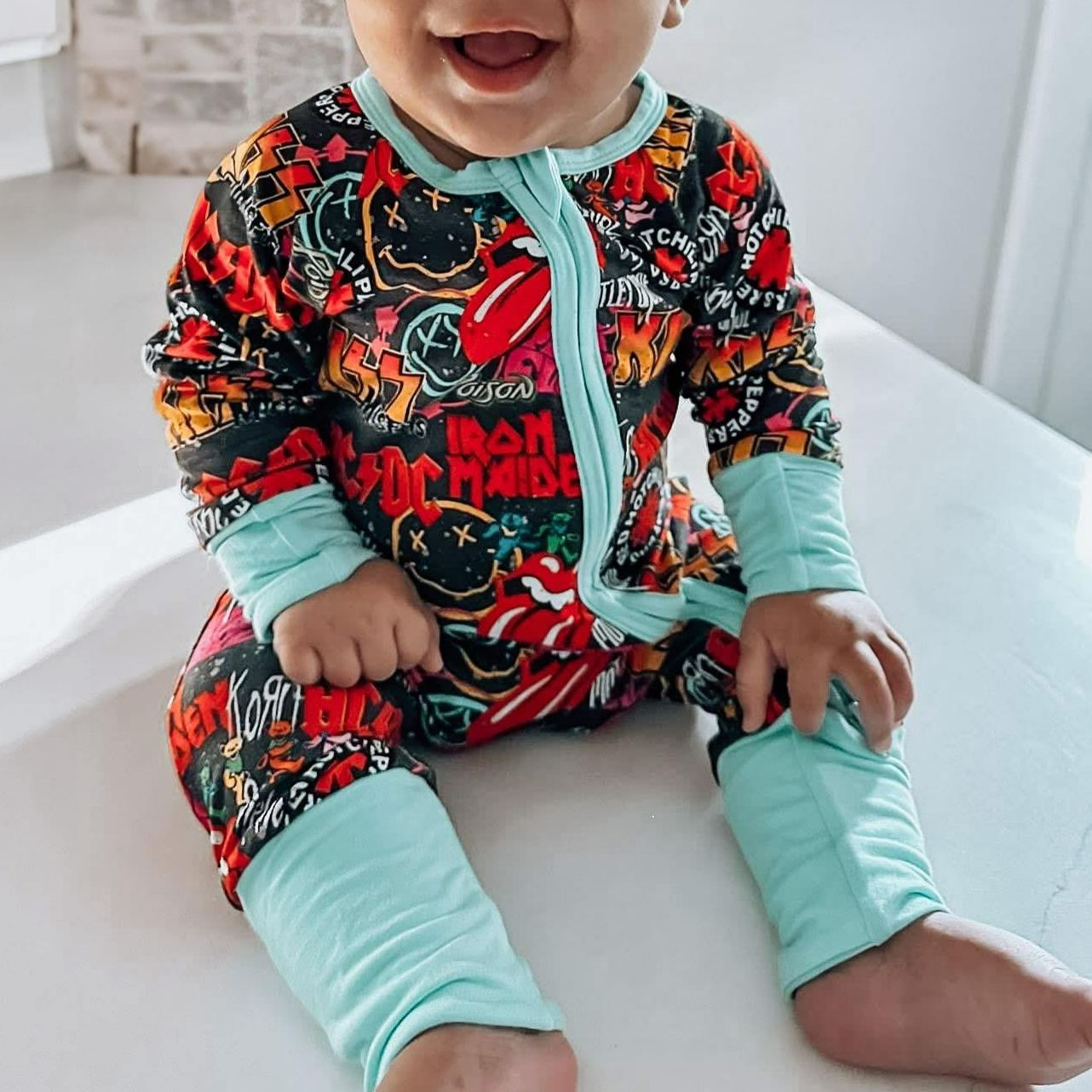 Newborn Band Pacthwork Bamboo Sleeper