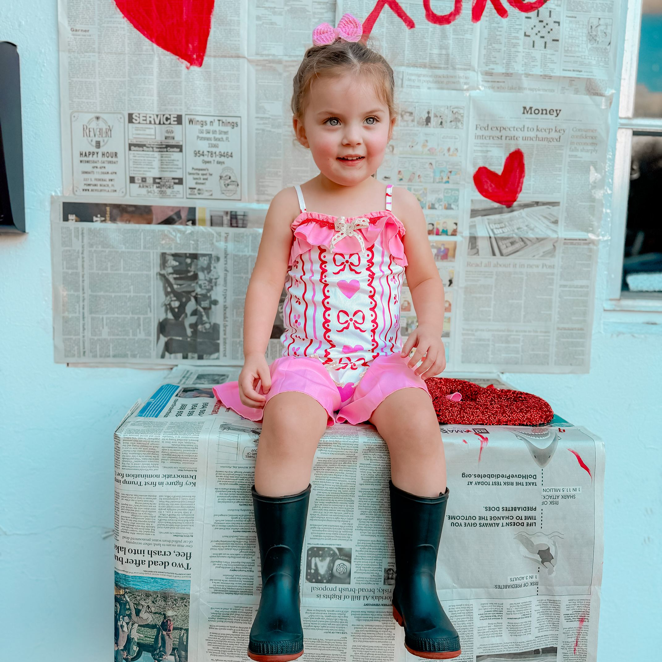 Baby Valentine's Day Romper