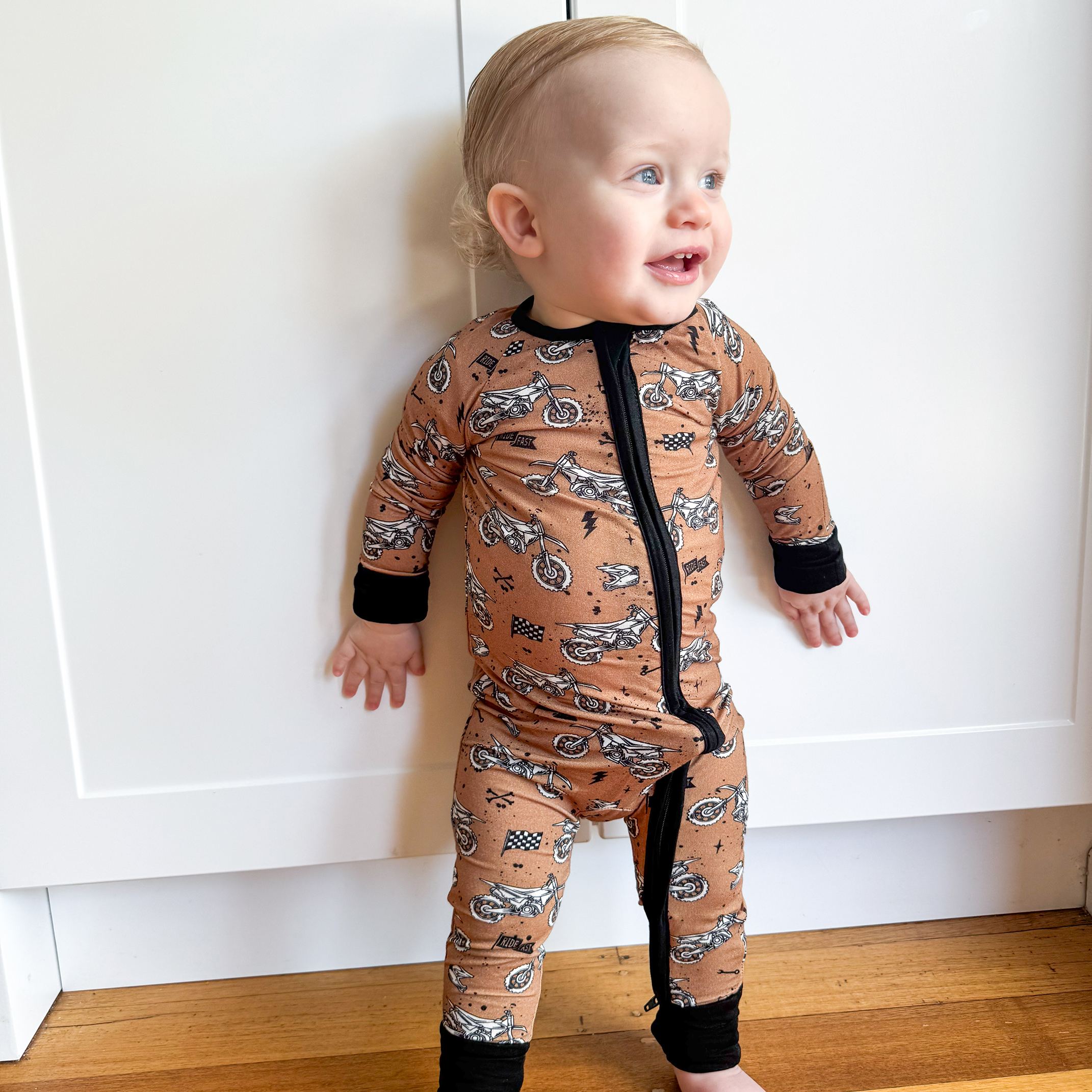 Newborn Motorcycle Bamboo Sleeper