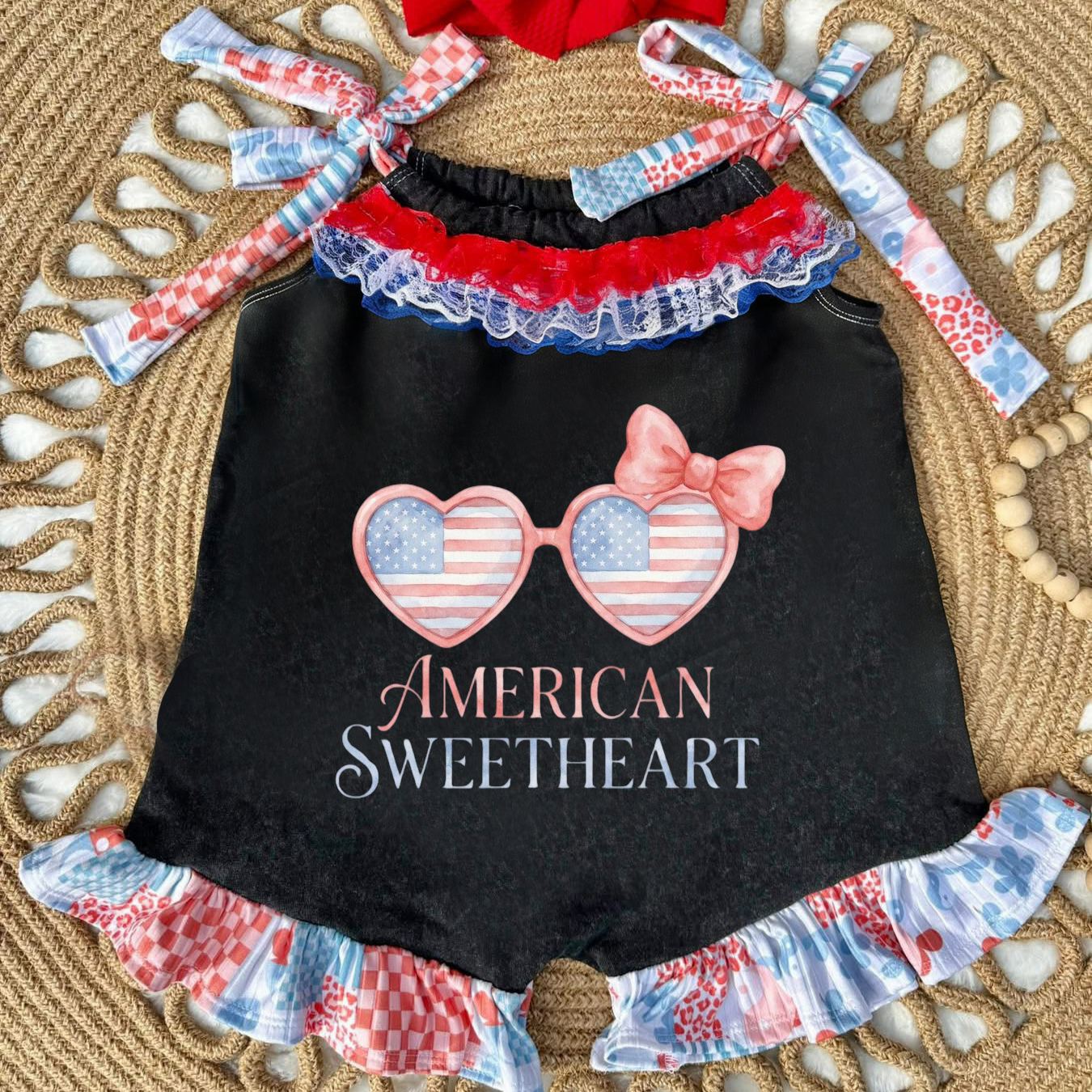 [Copy]Baby 4th of July Romper