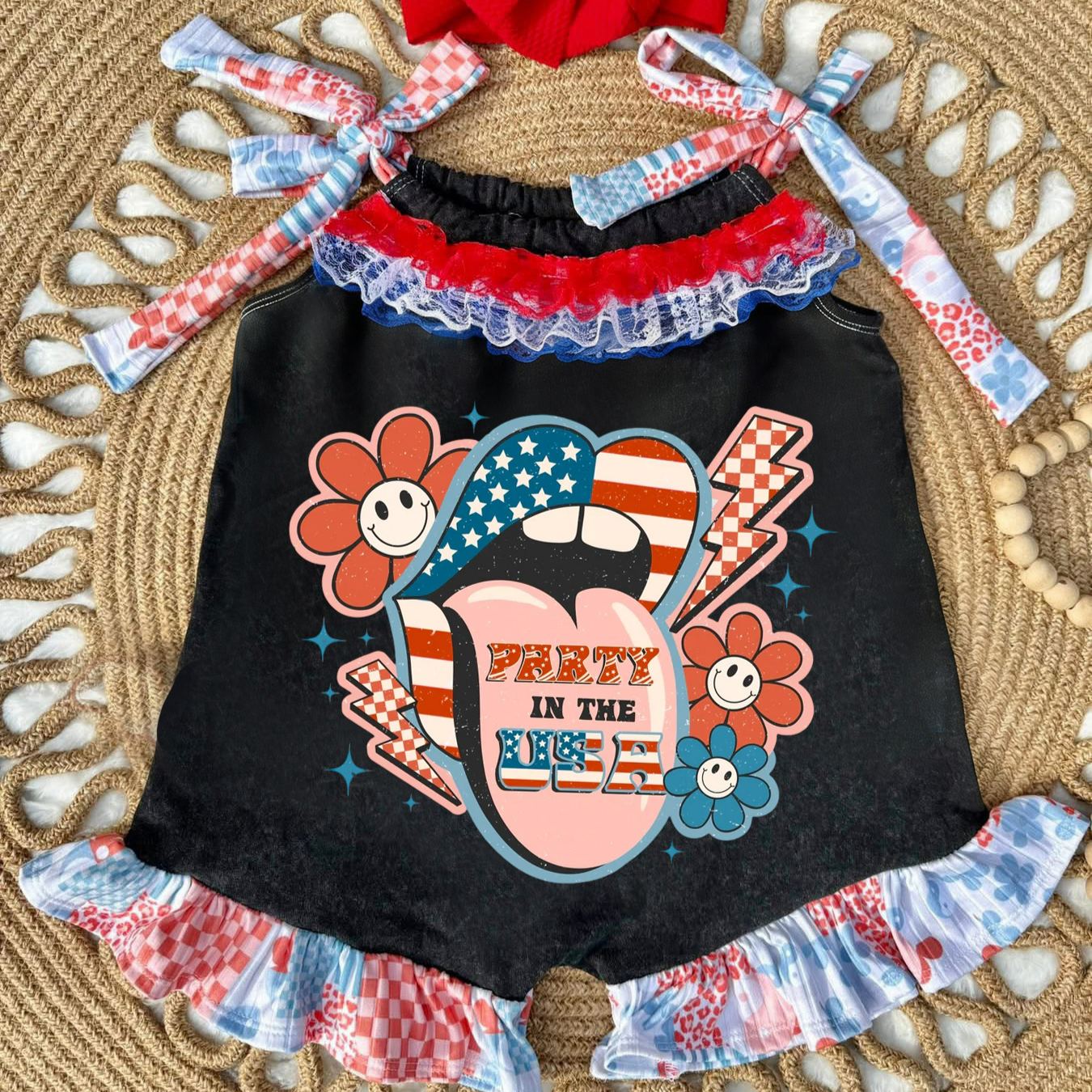 Baby Party In The USA Romper