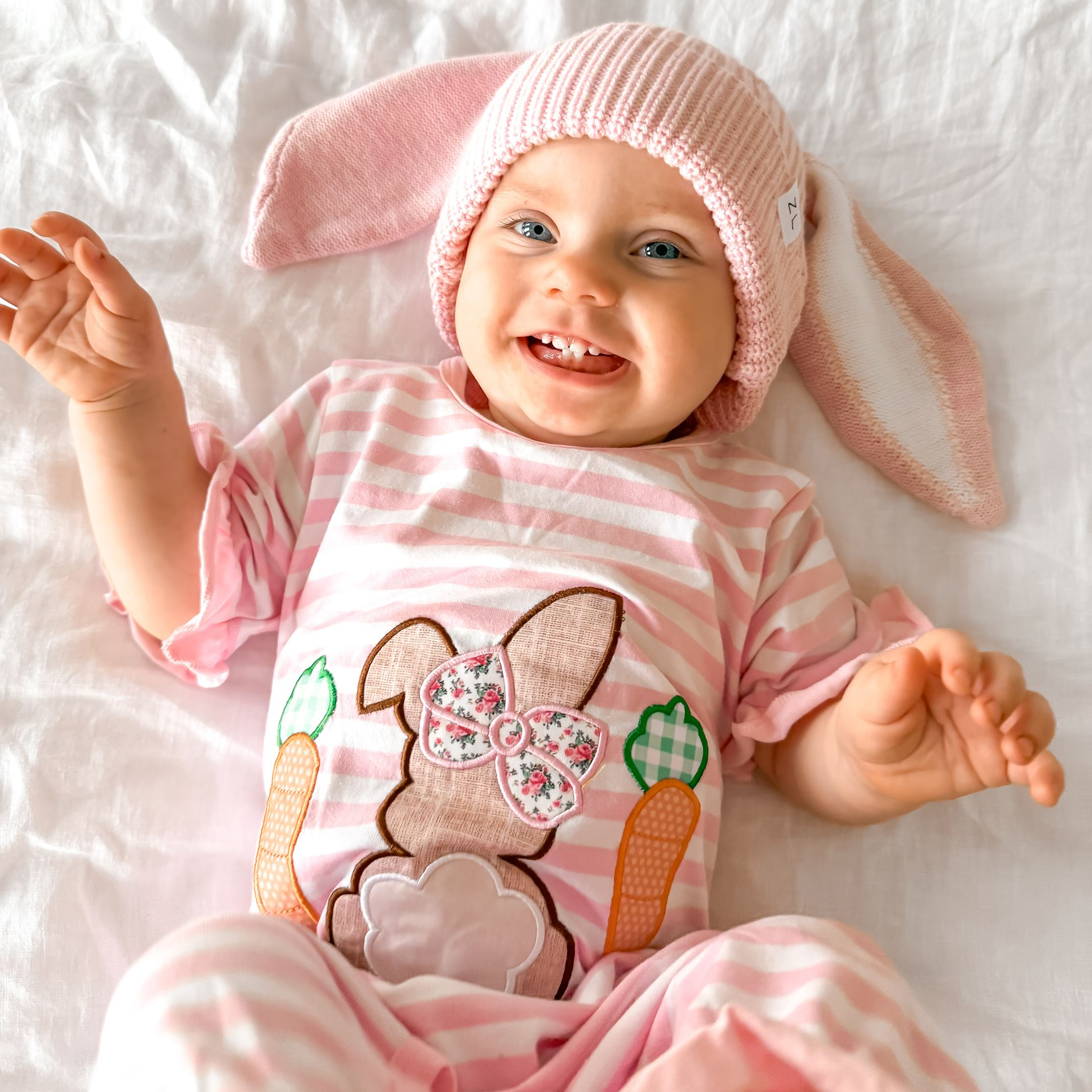 Baby Girl Easter Romper