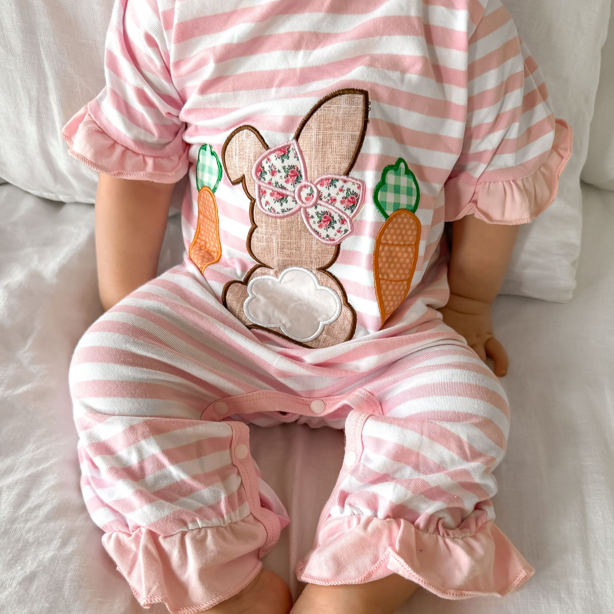 Baby Girl Easter Romper