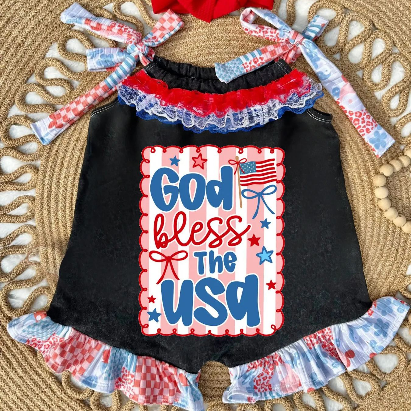 Baby 4th of July Romper