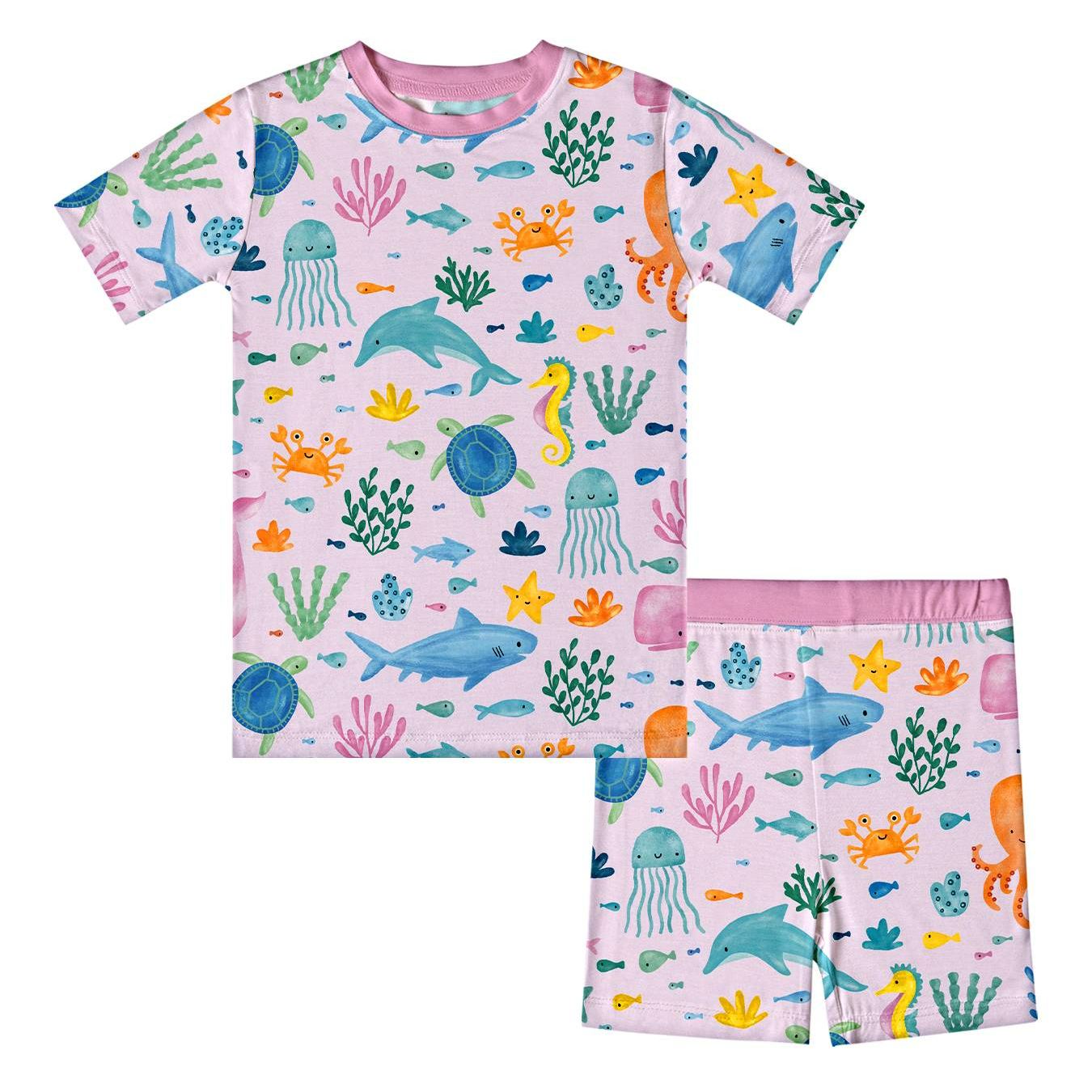 Kid Marine Animals Bamboo Set ( 2-6Y )
