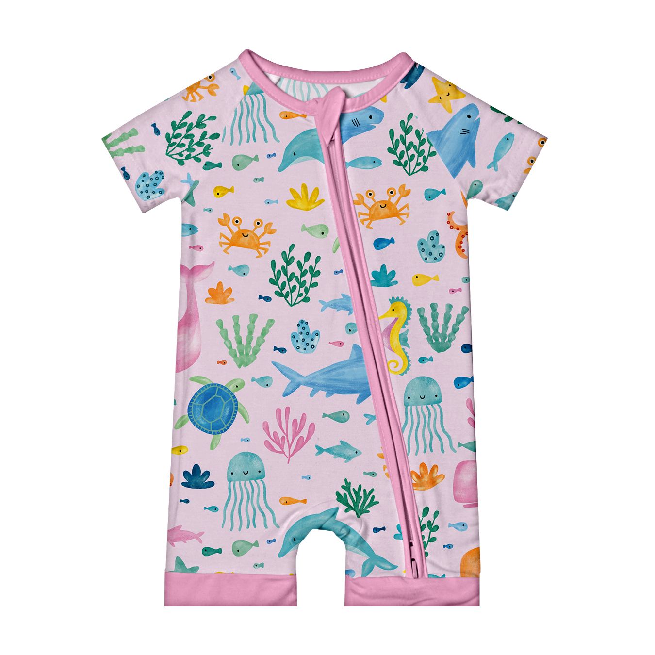 Newborn Marine Animals Bamboo Sleeper