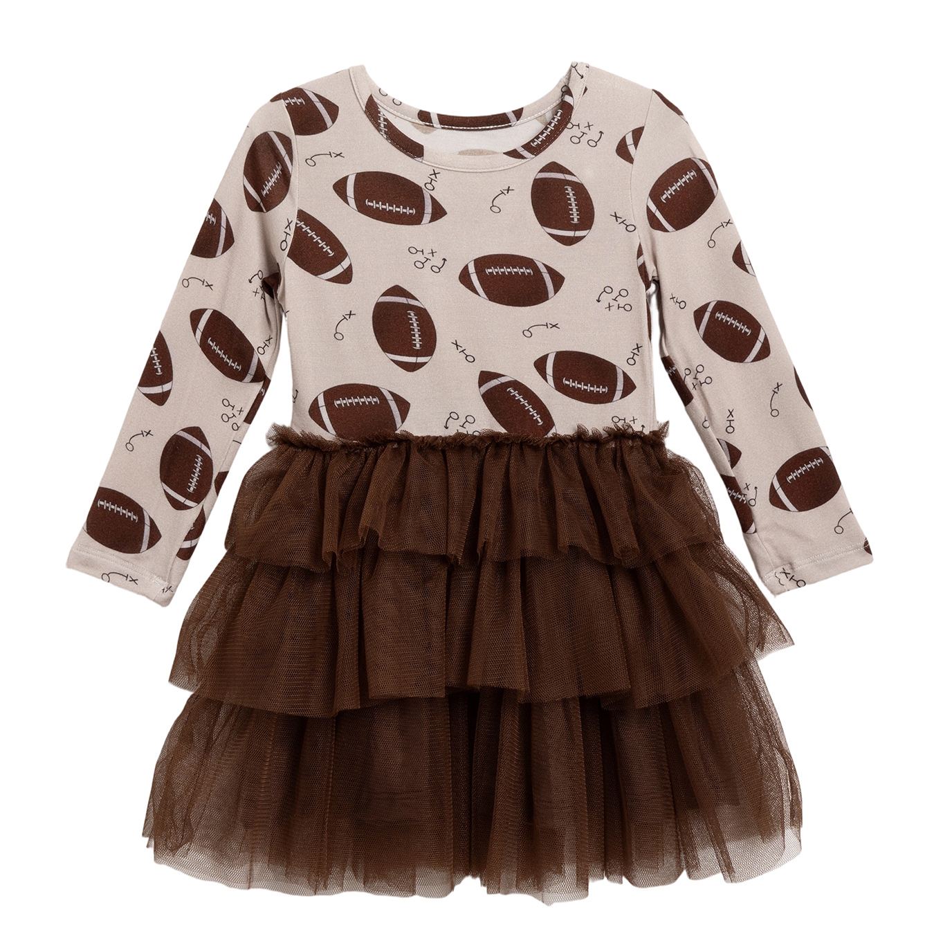 Kid Football Bamboo Mesh Dress ( 2-8Y)