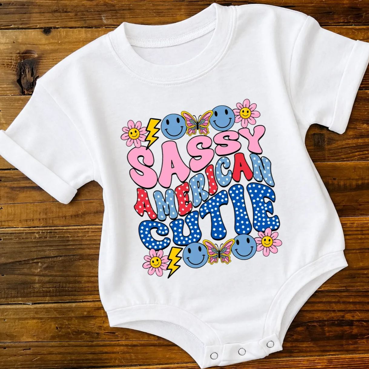Baby Sassy American Cutie  Romper