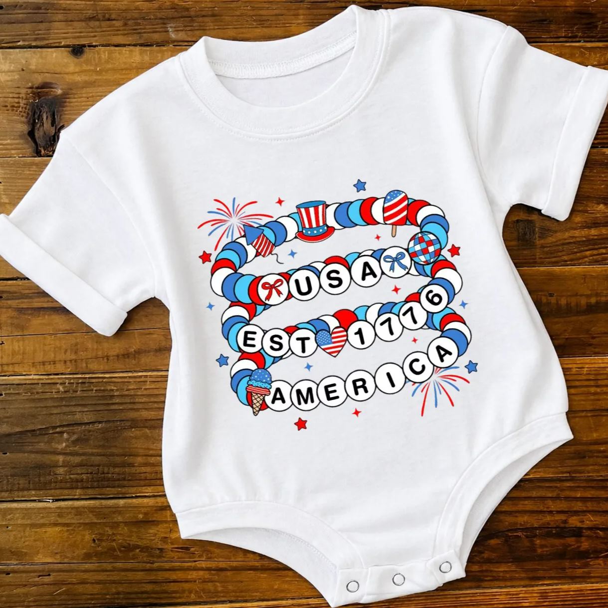 Baby USA Est 1776 Romper