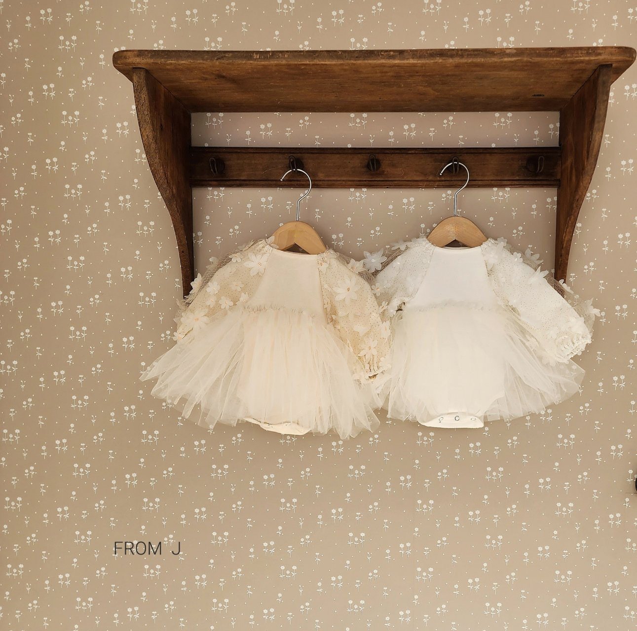 Baby Cotton Mesh Bubble Sleeve Princess Romper.