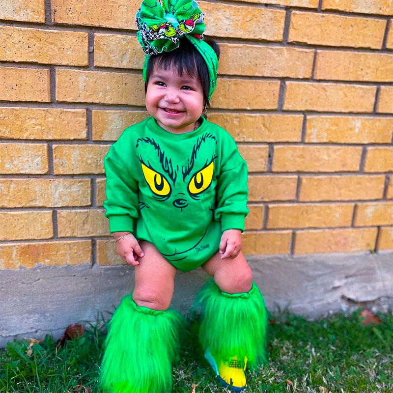 Baby Romper With Leg Warmers