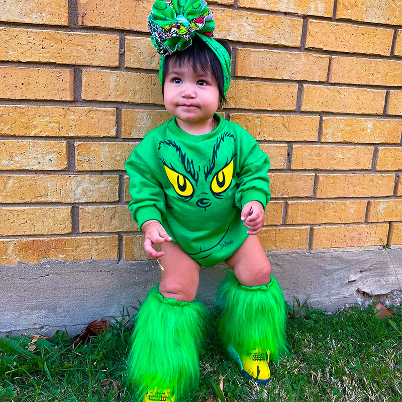 Baby Romper With Leg Warmers