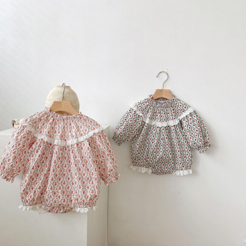 Sister Girl  Floral Romper Dress.