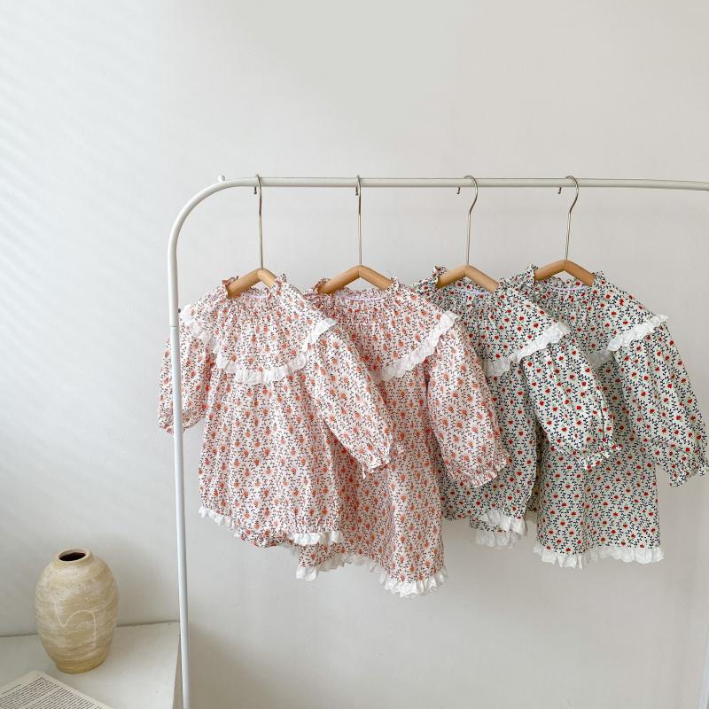 Sister Girl  Floral Romper Dress.