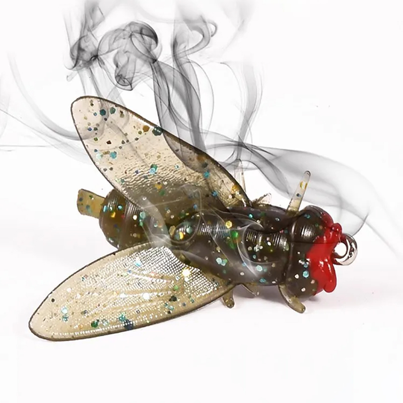 Künstlicher Fliegenköder für Spinnfischen