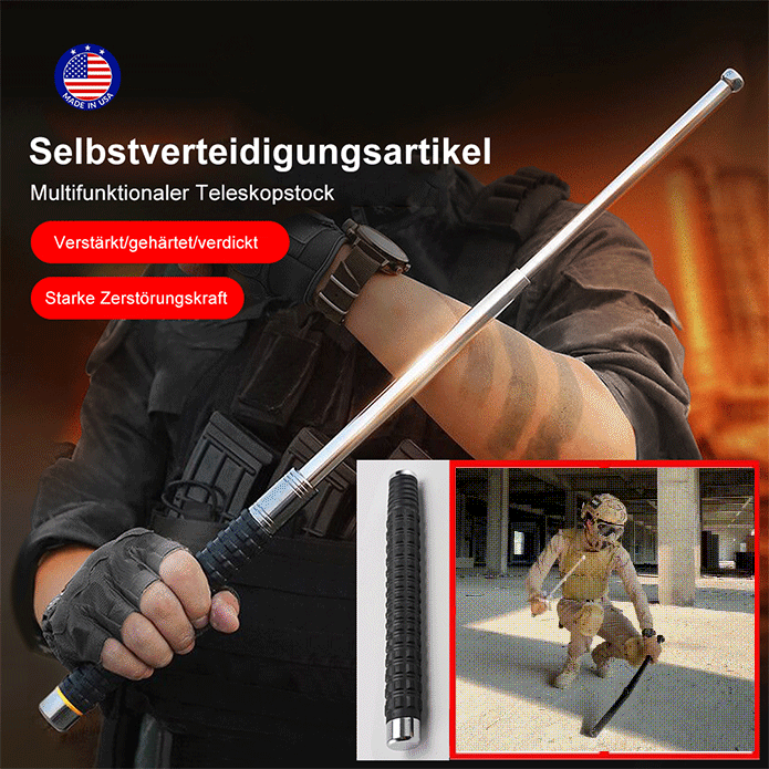 Multifunktionaler Teleskopstock