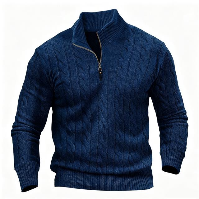 Maschinenwaschbarer Herren-Kaschmir-Strickpullover