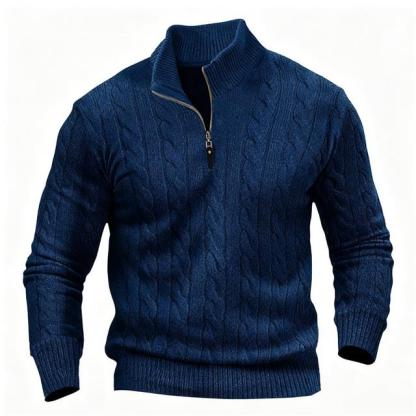 Maschinenwaschbarer Herren-Kaschmir-Strickpullover