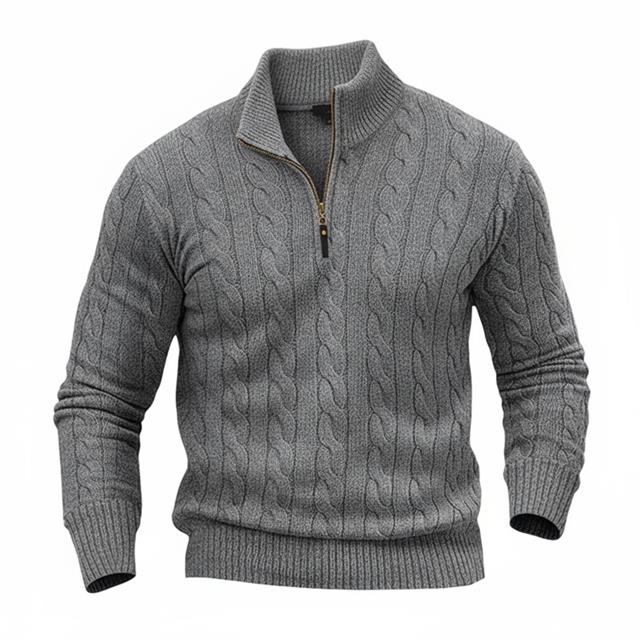 Maschinenwaschbarer Herren-Kaschmir-Strickpullover