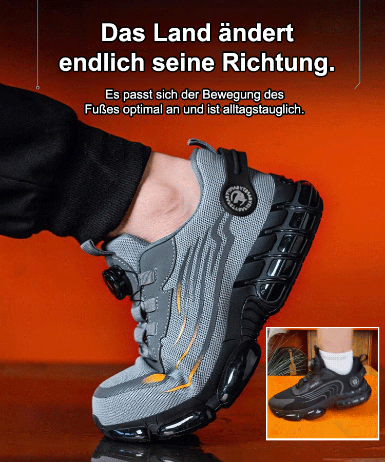 【20 Jahre haltbar】👍Abriebfeste und durchtrittsichere Sicherheitsschuhe