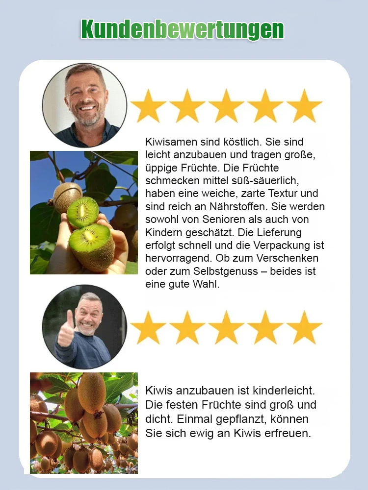 【Steigerung der männlichen Kraft】Neuseeländische Bio-Kiwi-Sämlinge