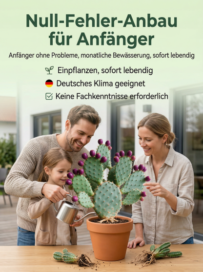 Essbare Kaktussetzlinge für die mexikanische Königsfamilie