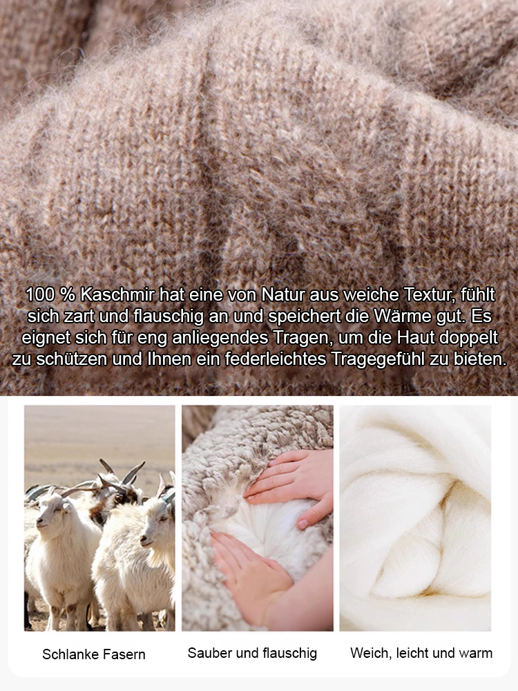 Maschinenwaschbarer Herren-Kaschmir-Strickpullover