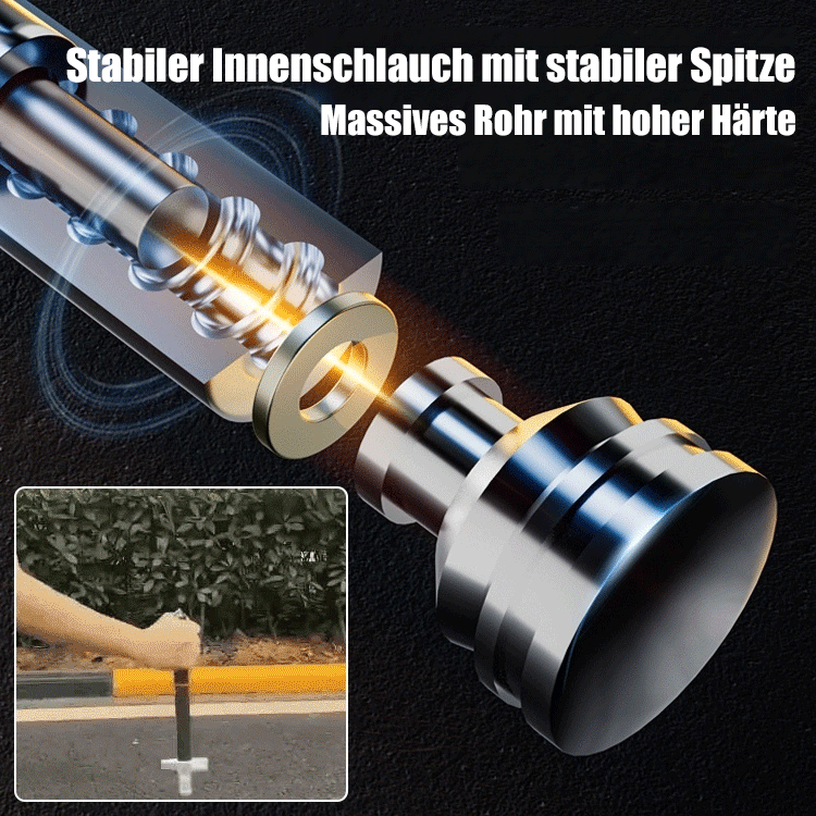 Automatische Federleisten✅Verformt sich selbst dann nicht, wenn ein Auto darüber fährt! Selbstverteidigung, Fenster einschlagen, Klettern.
