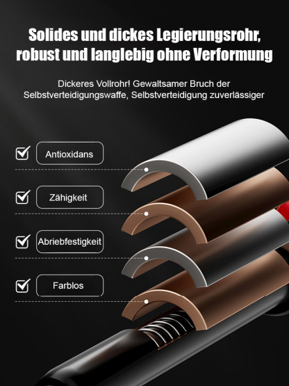 Teleskop-Schlagstock Wanderstock