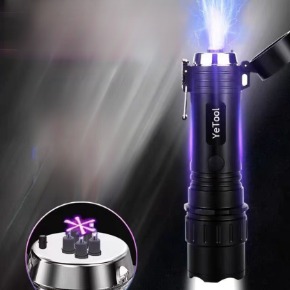 【2-in-1】Arc Selbstverteidigungs-Taschenlampe