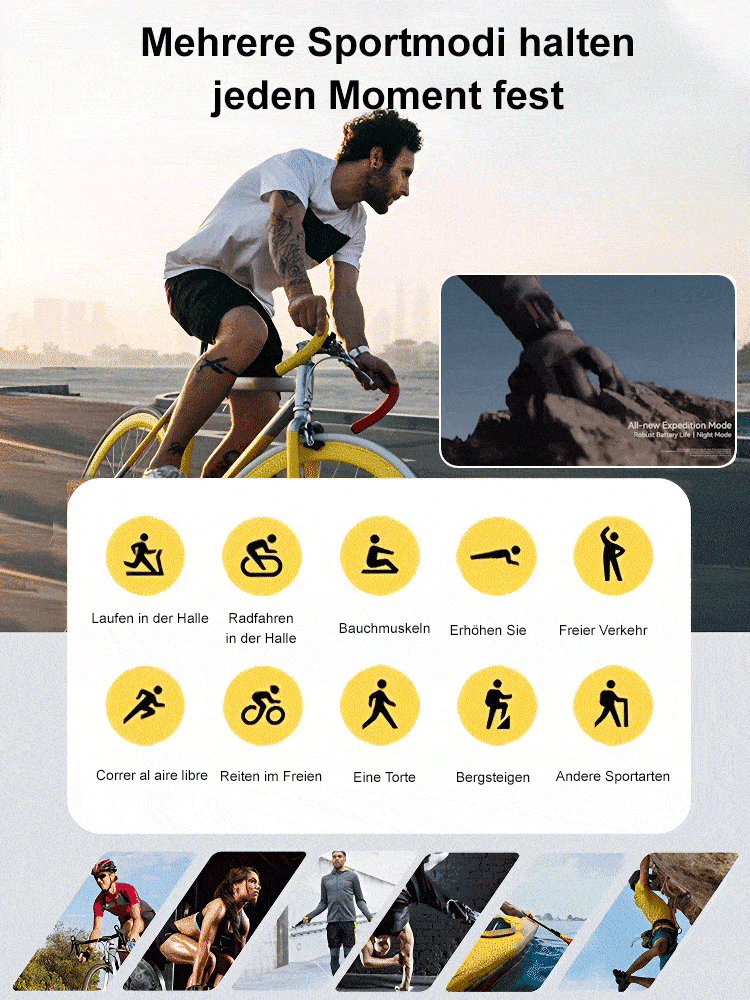 WATCH4PRO Raumforschung Rundbildschirm Smartwatch❤️【3 Sek. Blutzucker-Check.】❤️