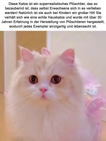 Echtes elektrisches Plüsch-Katzenspielzeug